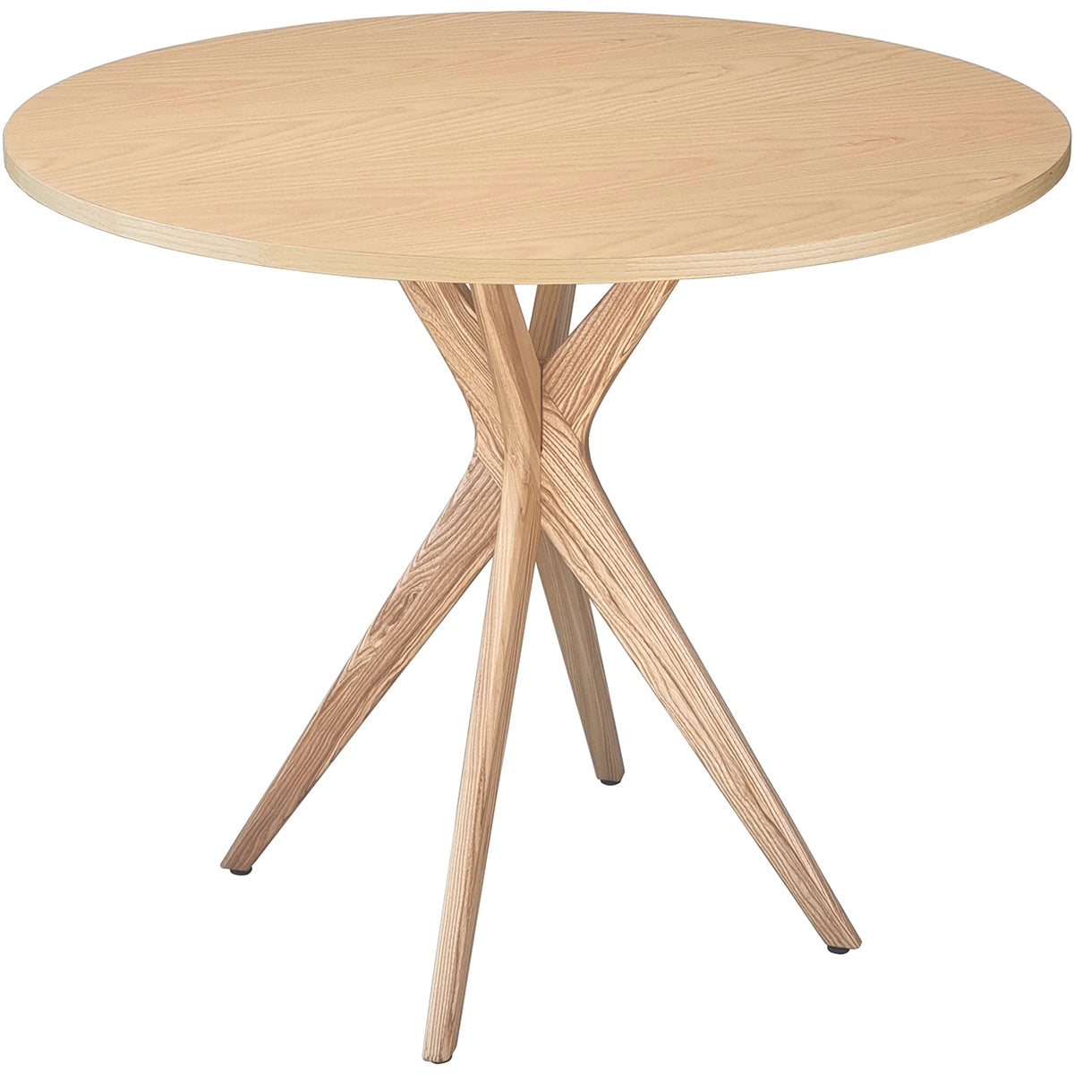 Jubi Round Veneered Dining Table - WOO .Design