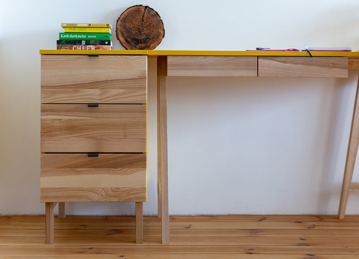 Luka 3-Drawer Desk Cabinet - WOO .Design