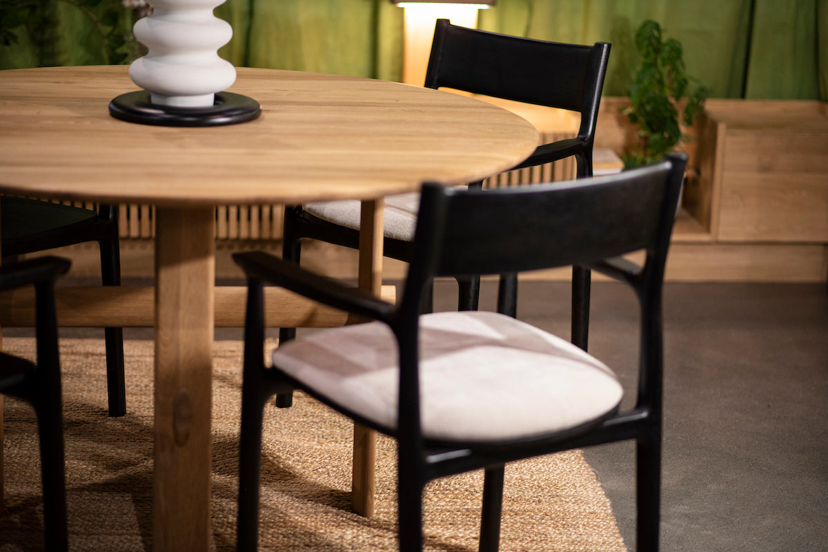 Olio Oak Round Dining Table