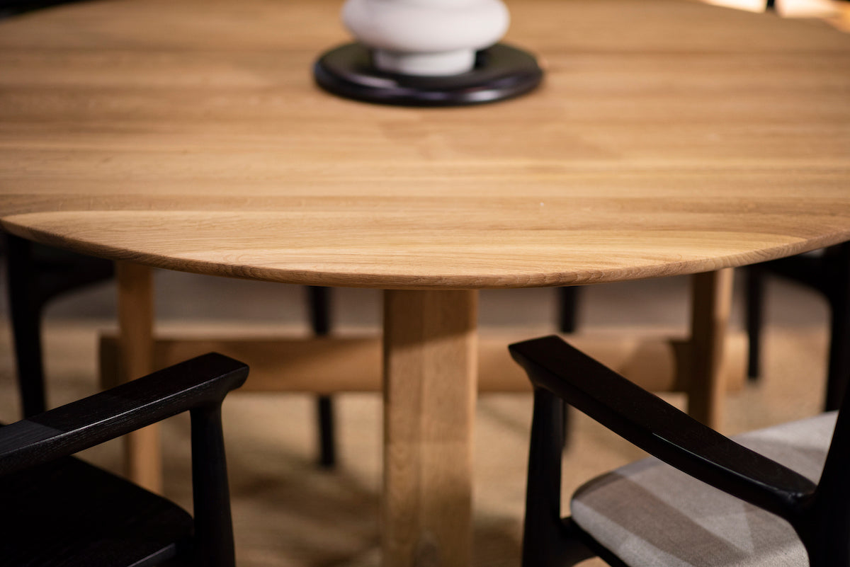 Olio Oak Round Dining Table