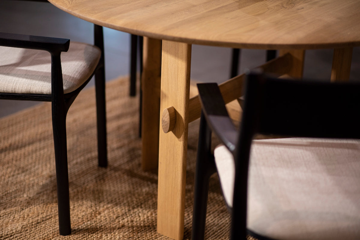 Olio Oak Round Dining Table