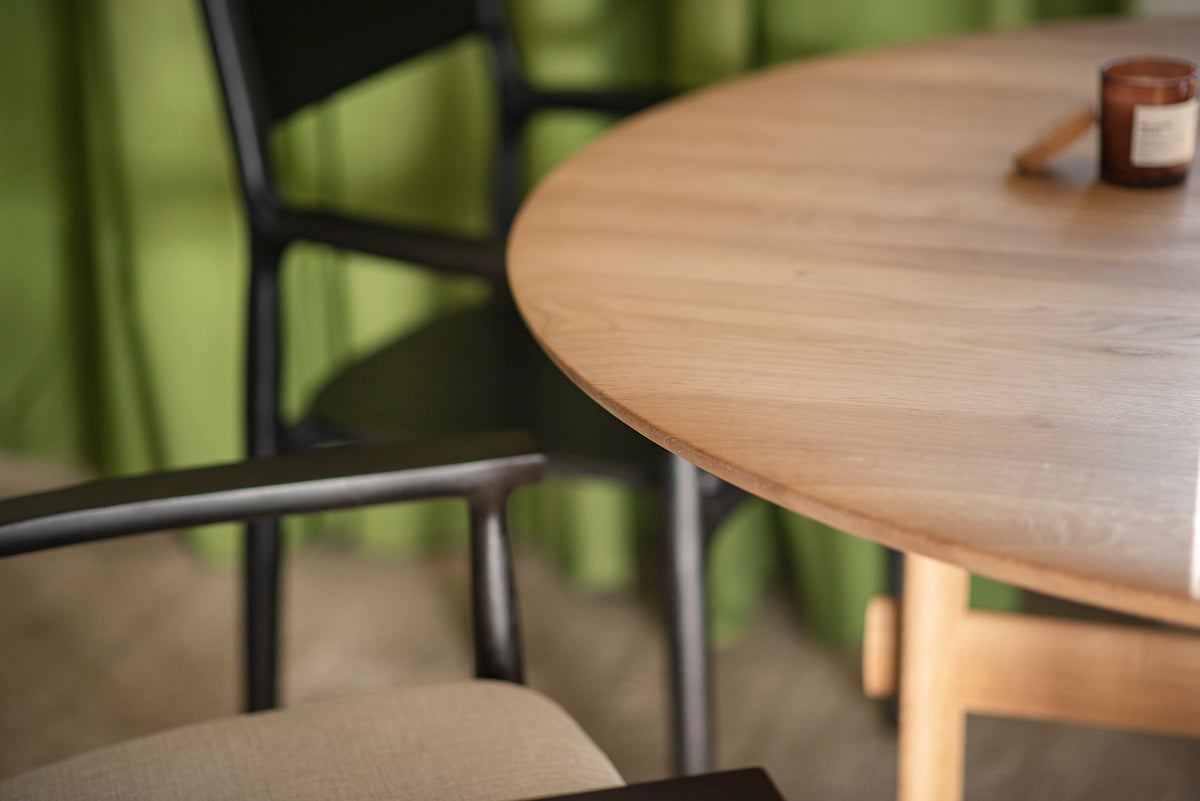 Olio Oak Round Dining Table