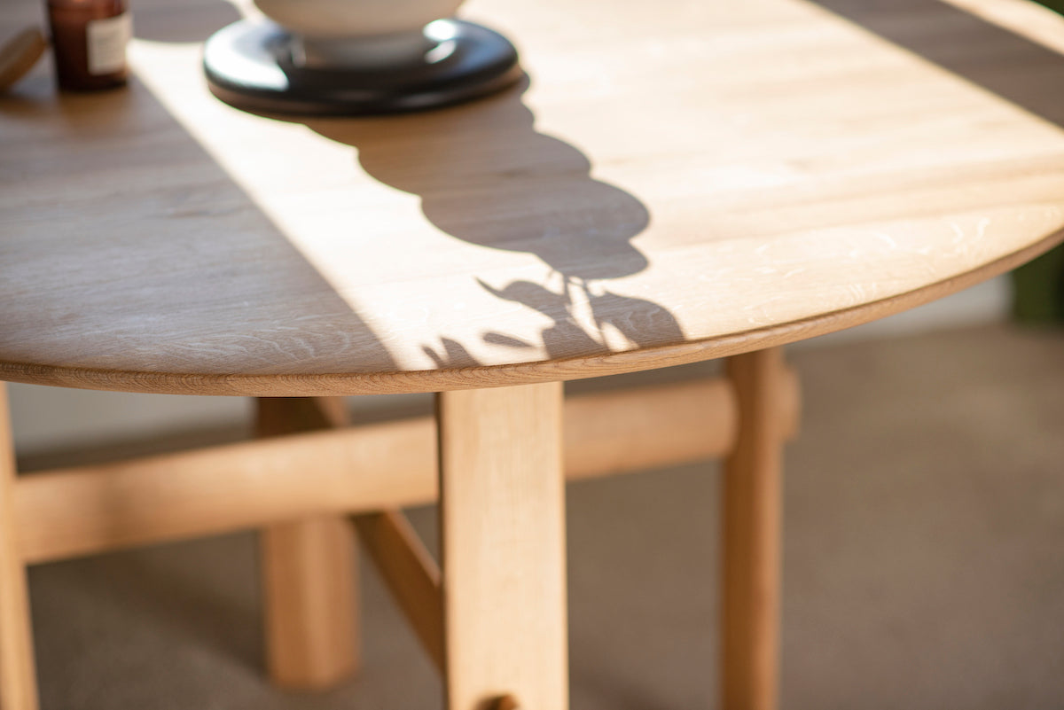 Olio Oak Round Dining Table