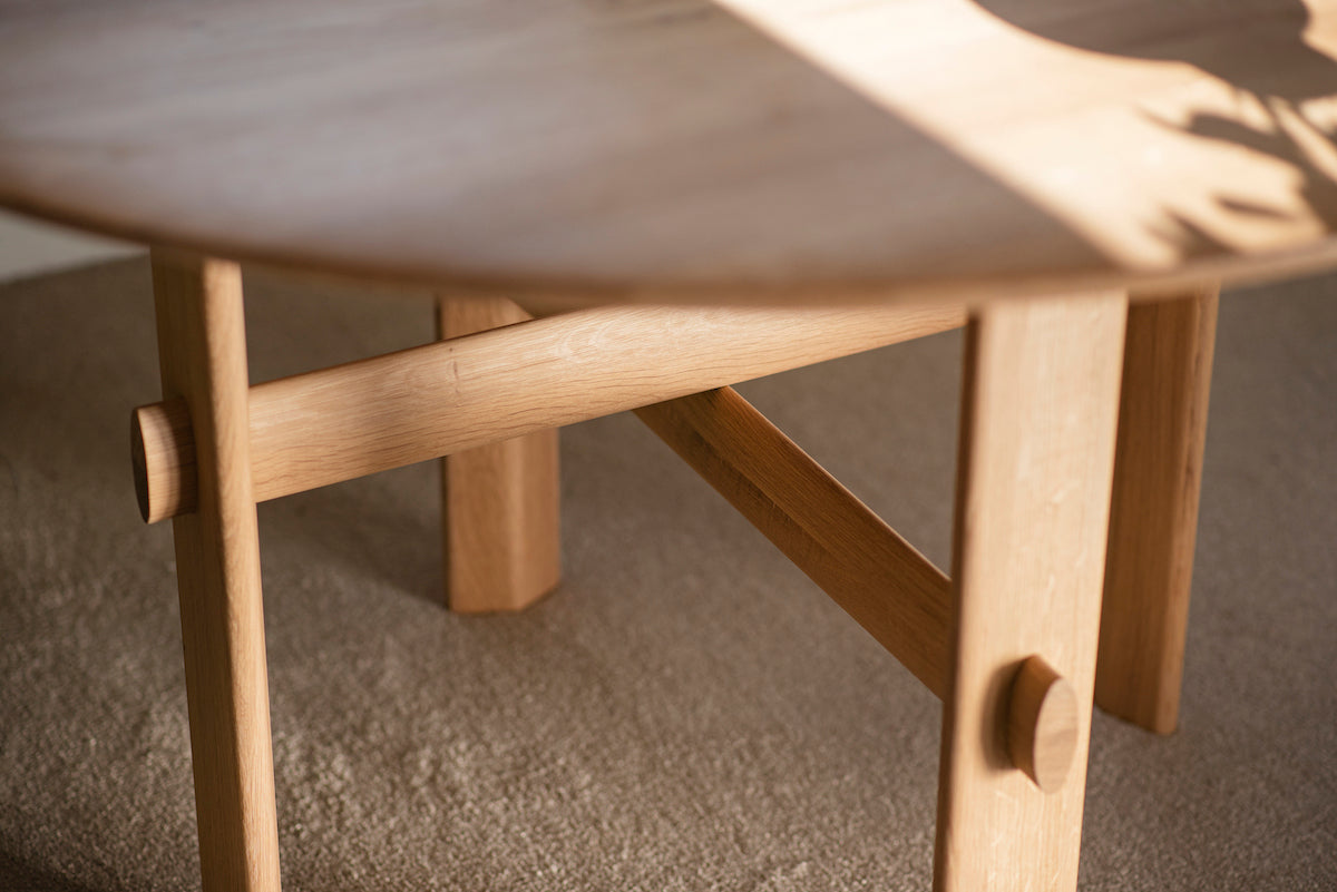 Olio Oak Round Dining Table