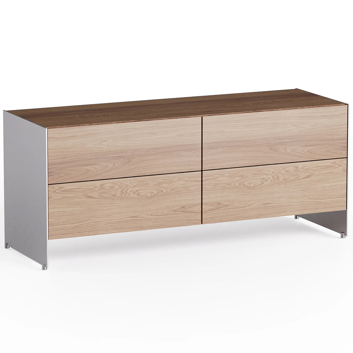 Aloox Oak Wood Drawers Cabinet