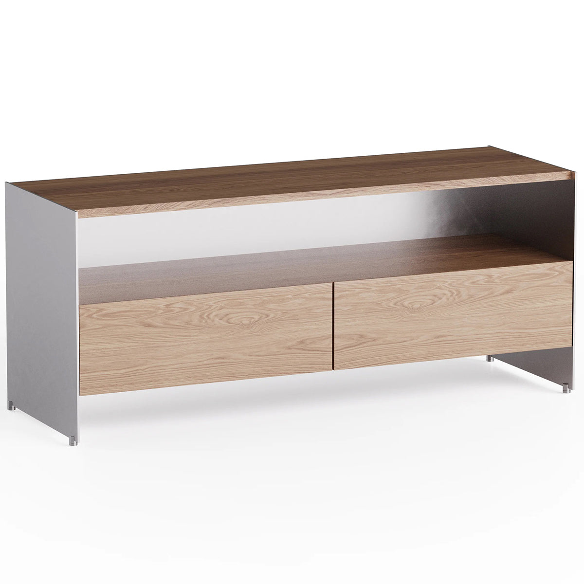 Aloox Oak Wood Half Cabinet