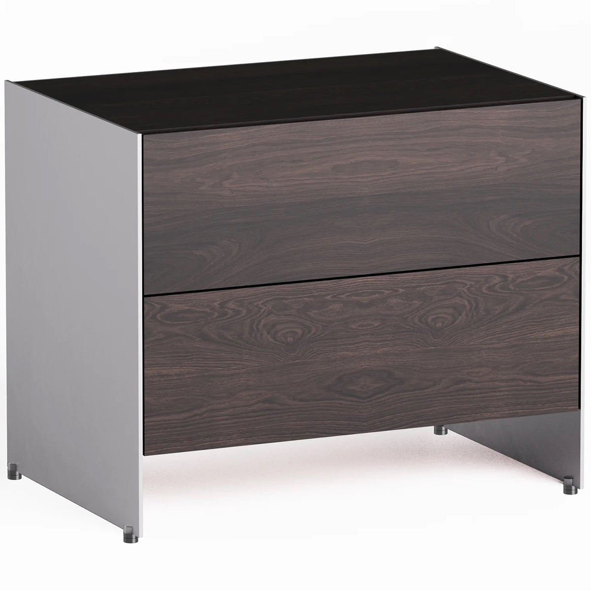Aloox Oak Wood Drawers Night Stand