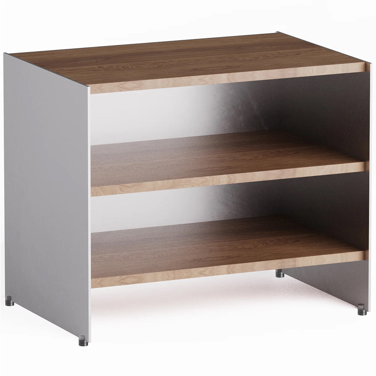 Aloox Oak Wood Shelves Night Stand