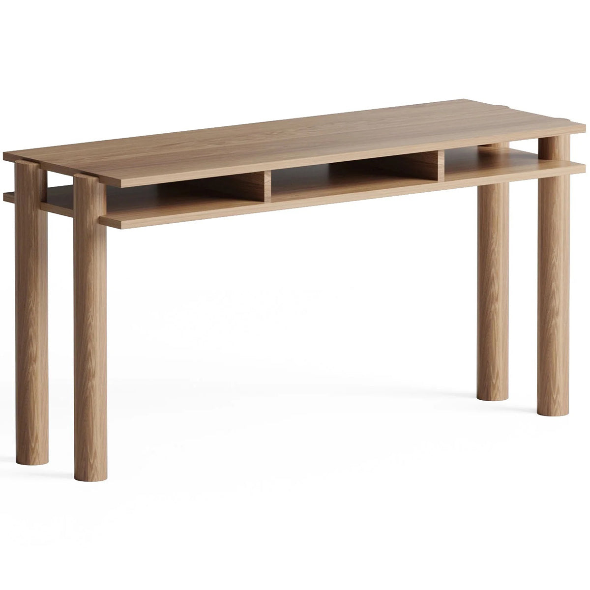 Bold Oak Wood Desk