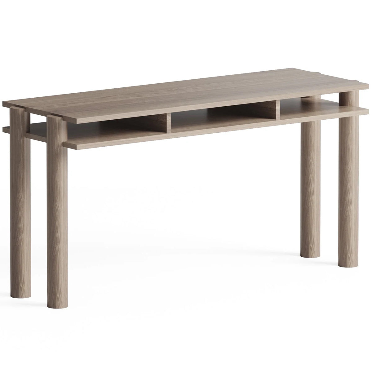 Bold Oak Wood Desk