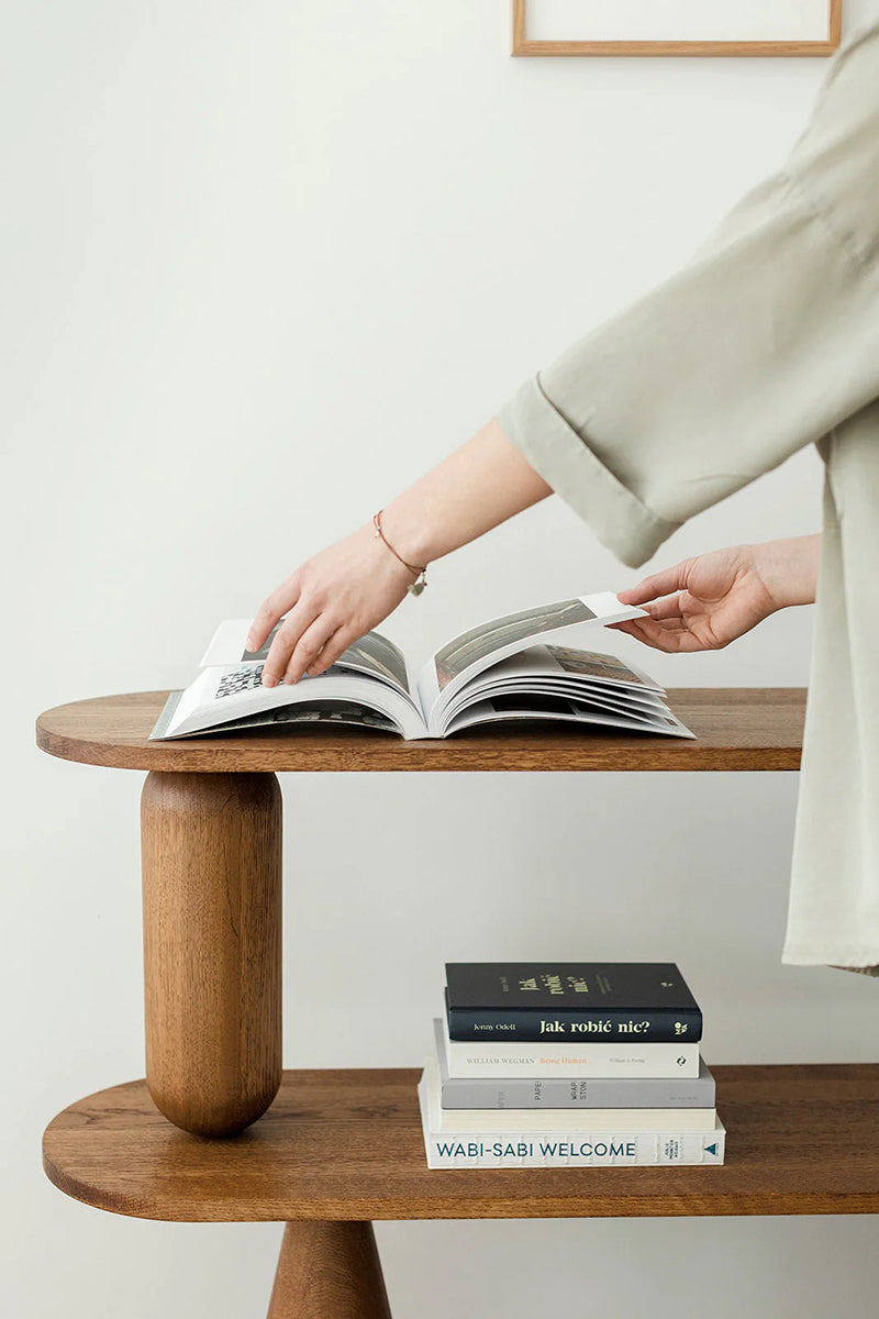 Vazoo 4 Oak Wood Bookcase