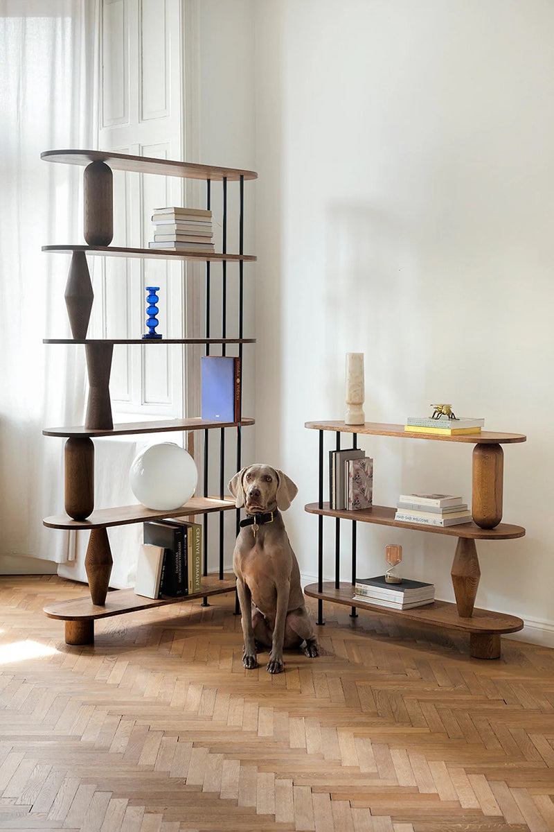 Vazoo 4 Oak Wood Bookcase