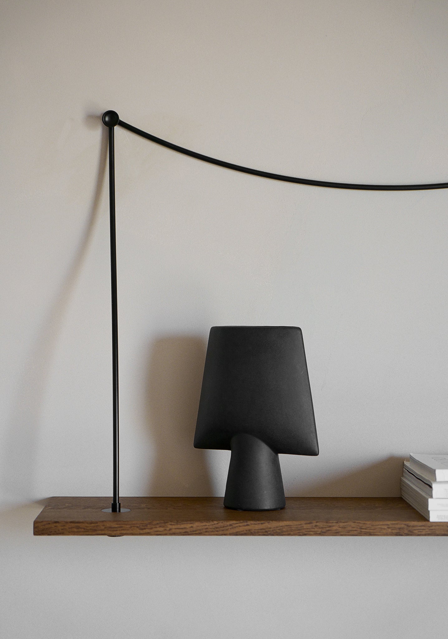 Ferro Duo Oak Wood Shelf