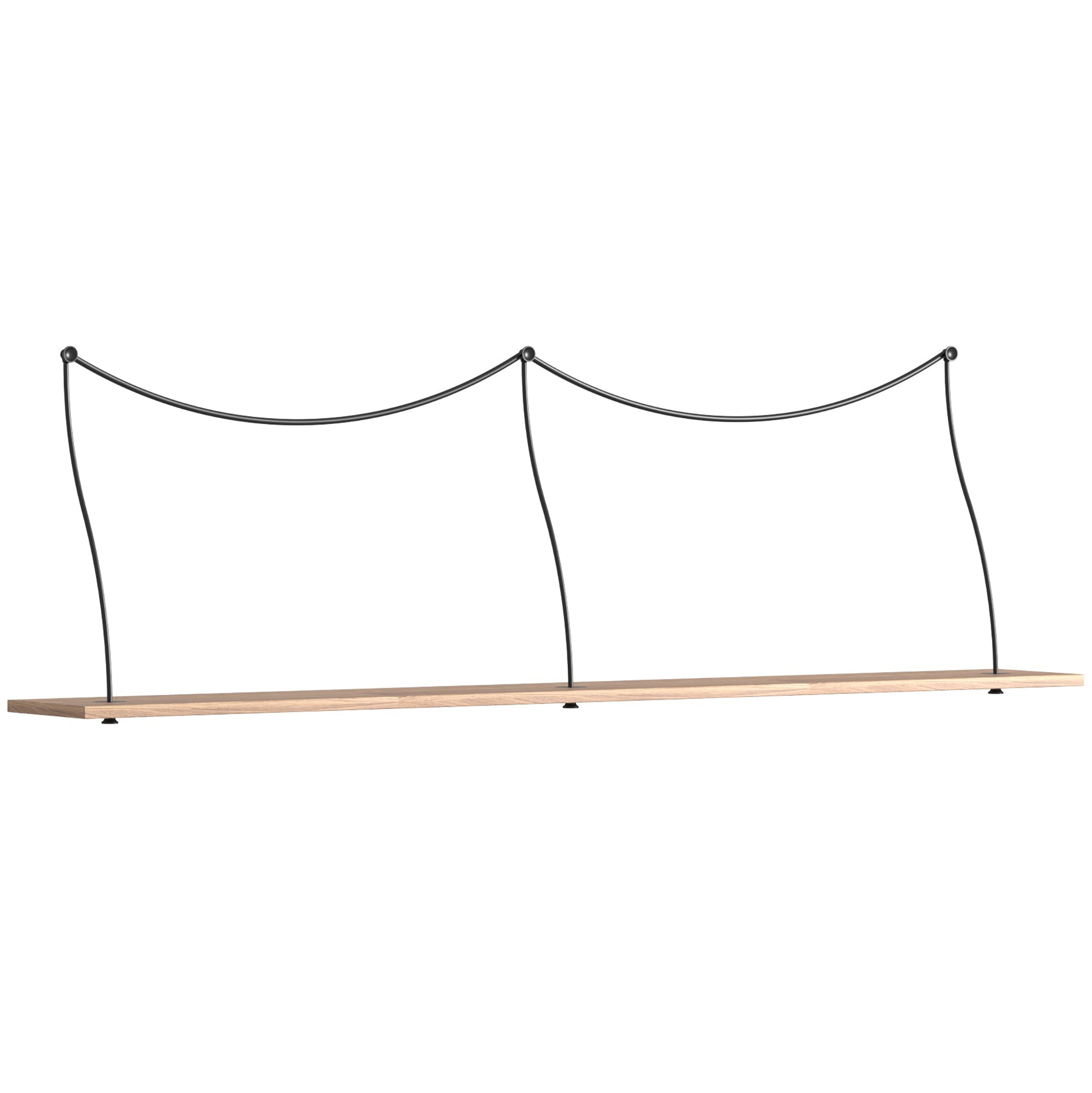 Ferro Duo Oak Wood Shelf