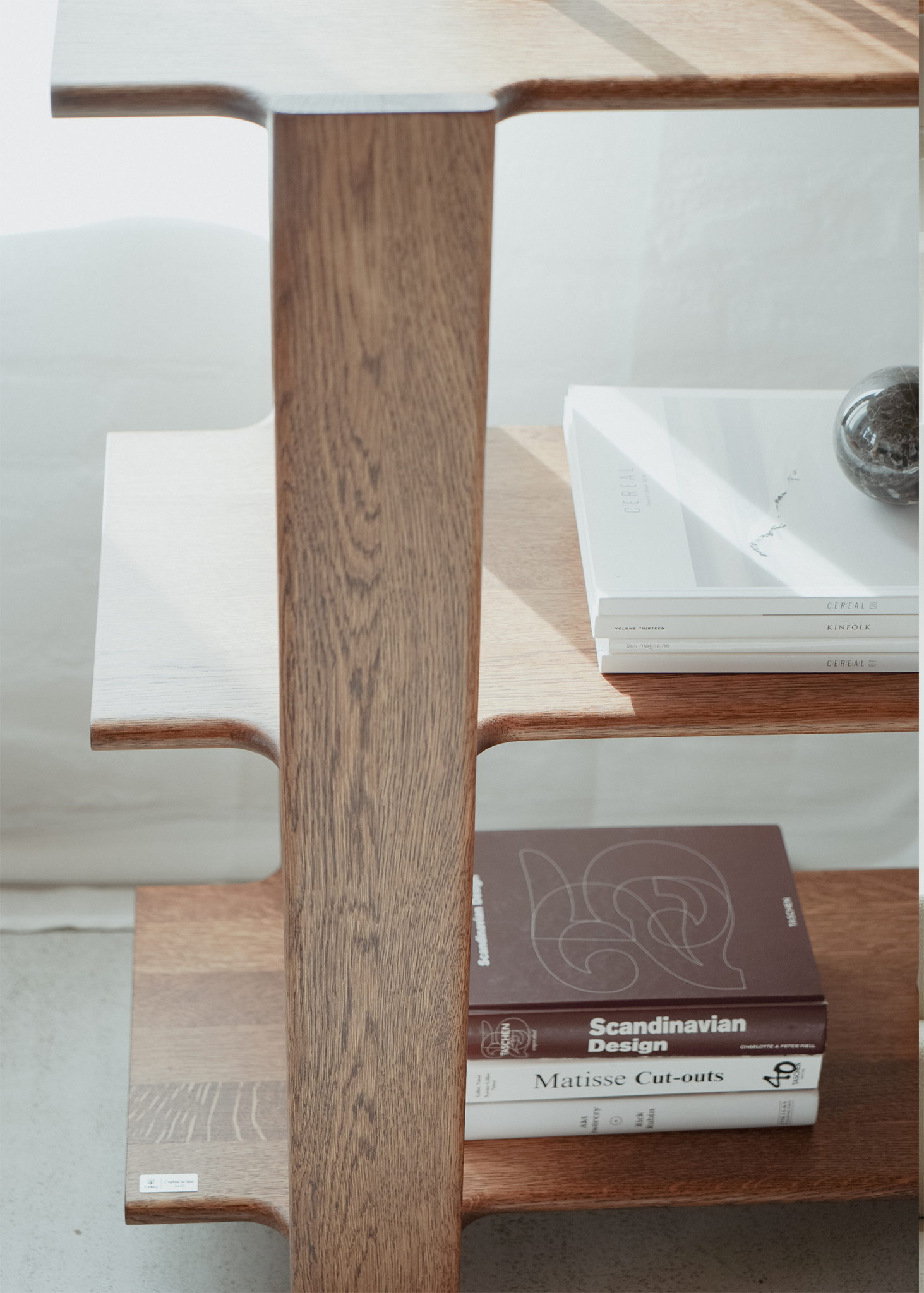 Ligo 4 Oak Wood Bookcase