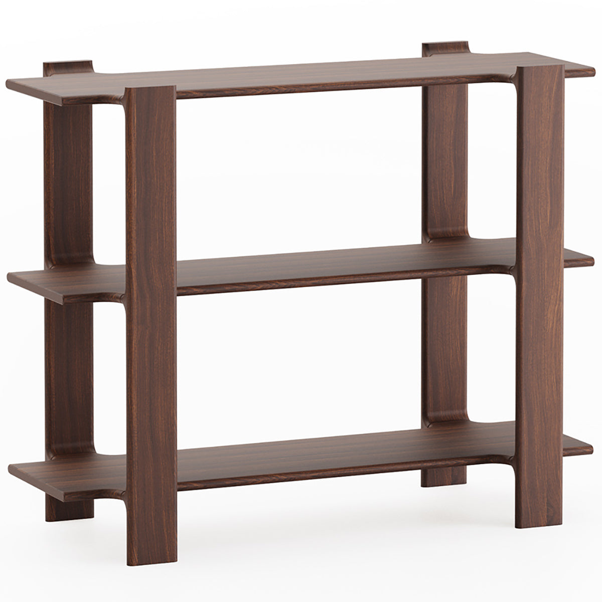 Ligo 3 Oak Wood Bookcase
