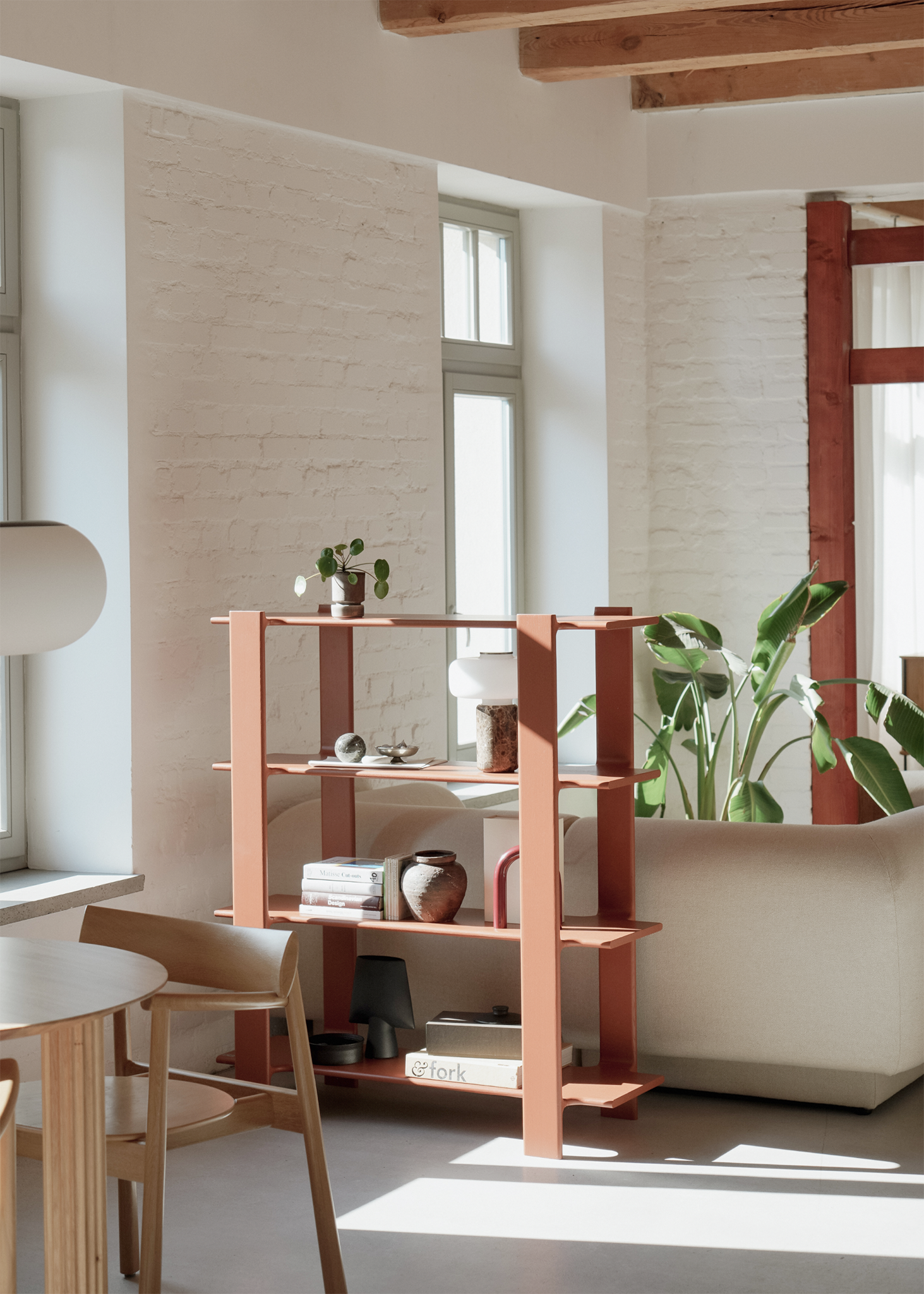 Ligo 4 Oak Wood Bookcase