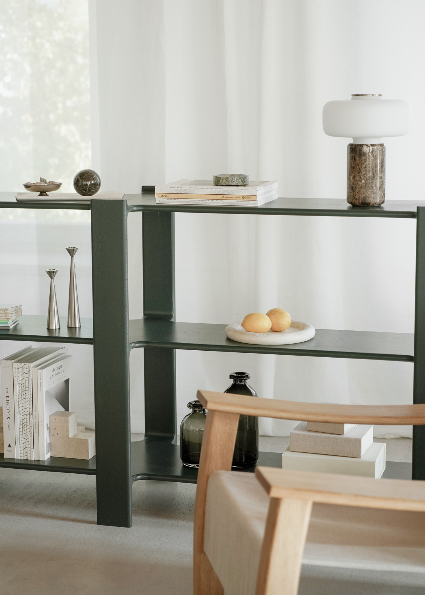 Ligo Duo 3 Oak Wood Bookcase