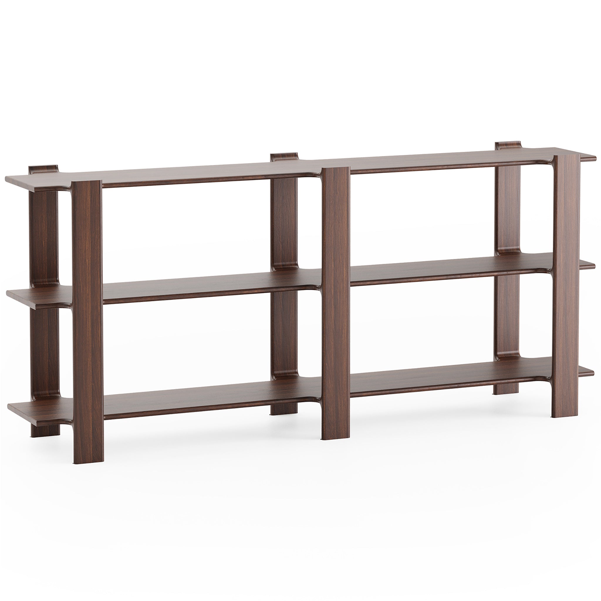 Ligo Duo 3 Oak Wood Bookcase