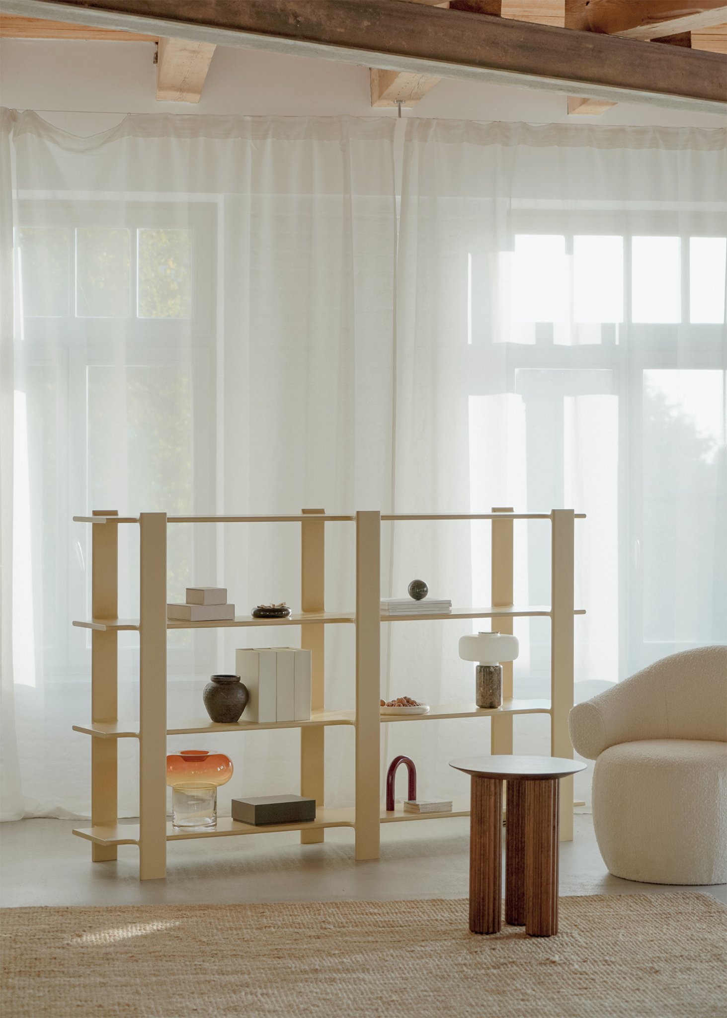 Ligo Duo 4 Oak Wood Bookcase