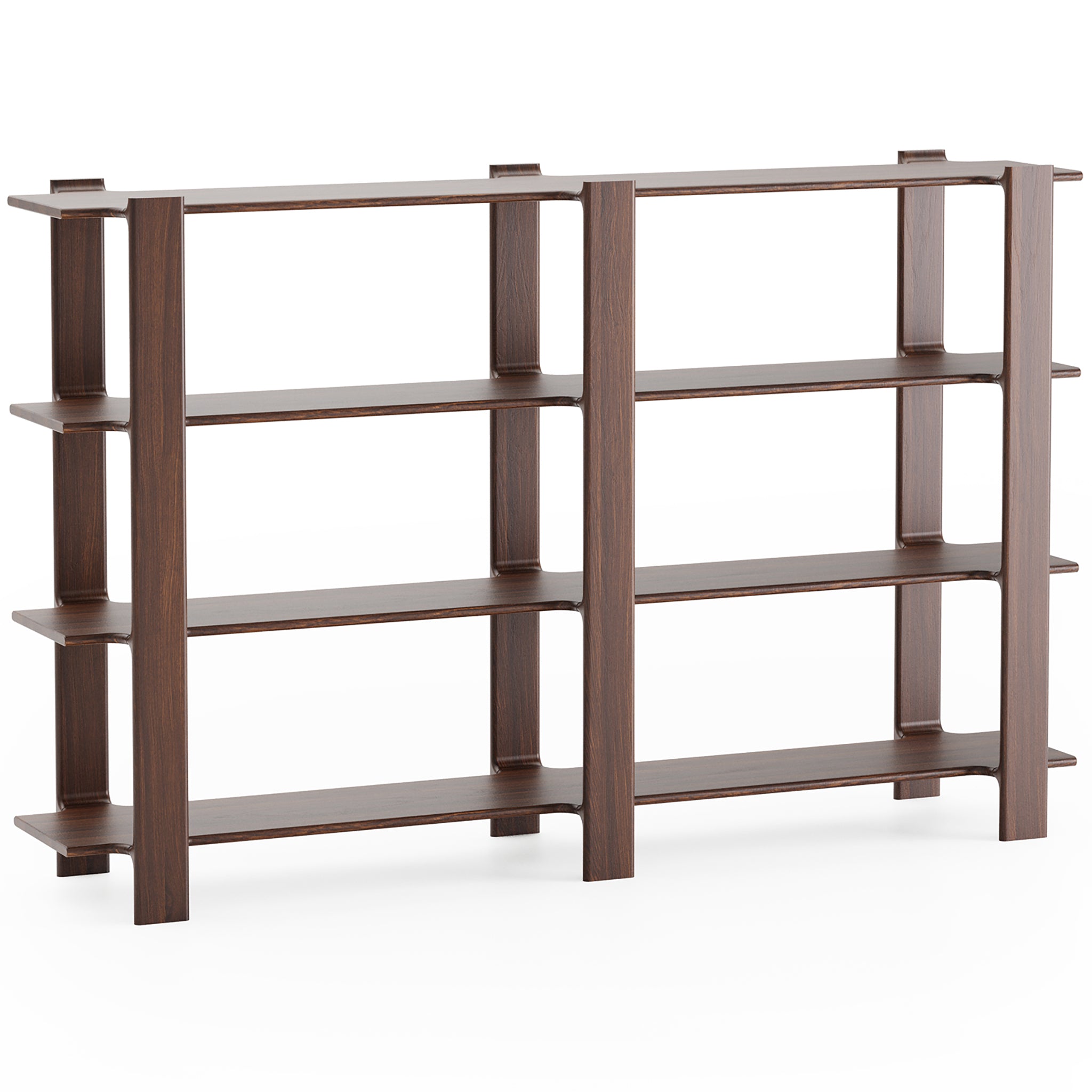 Ligo Duo 4 Oak Wood Bookcase