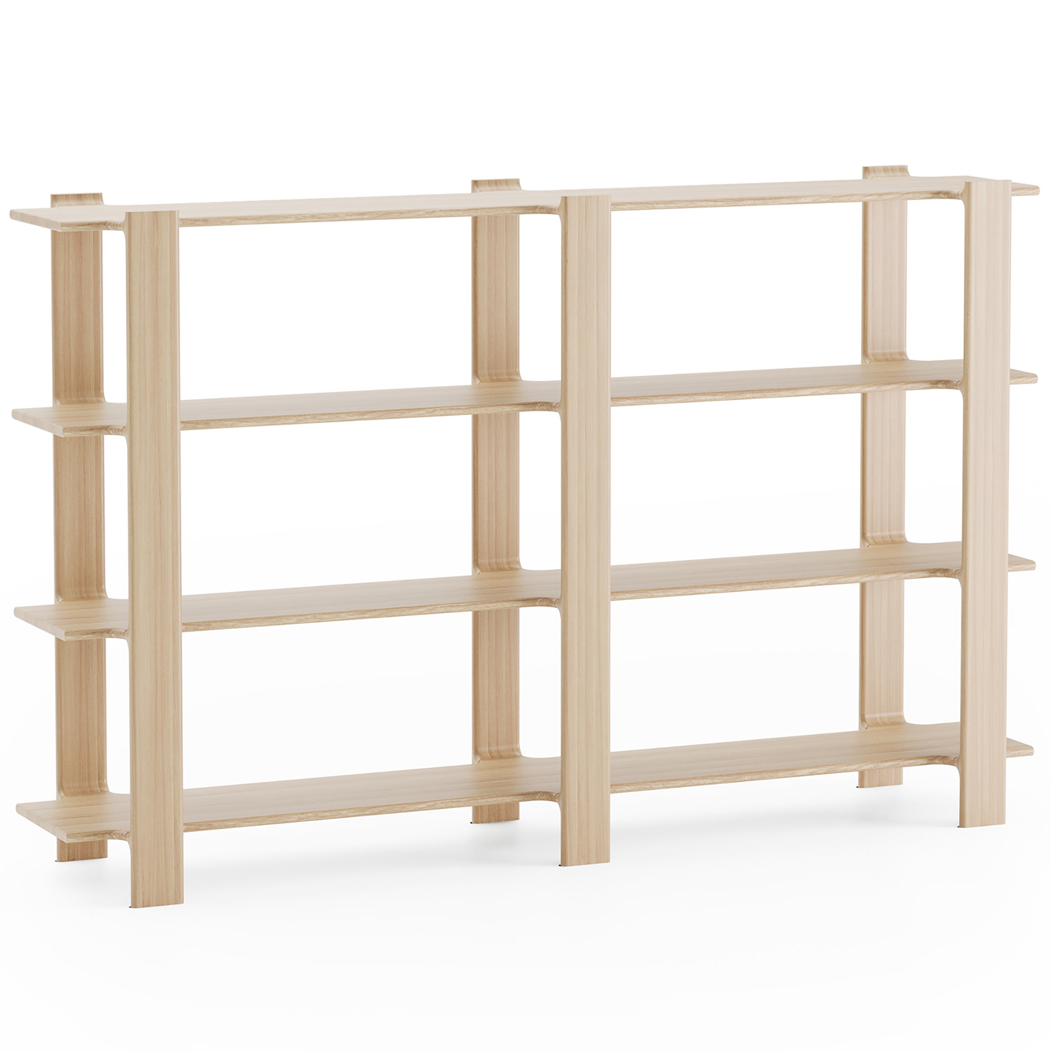 Ligo Duo 4 Oak Wood Bookcase