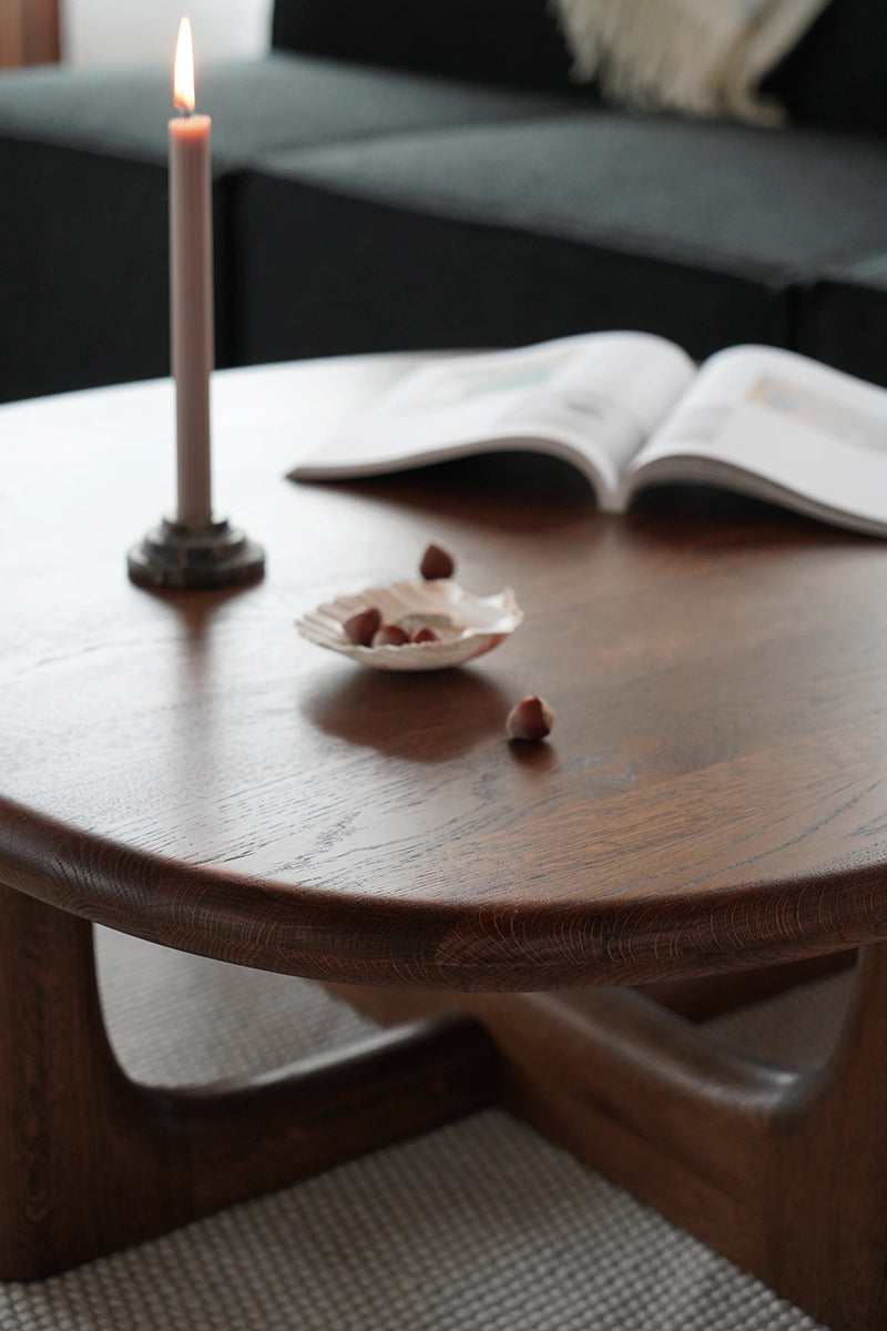 Olfo Oak Wood Coffee Table