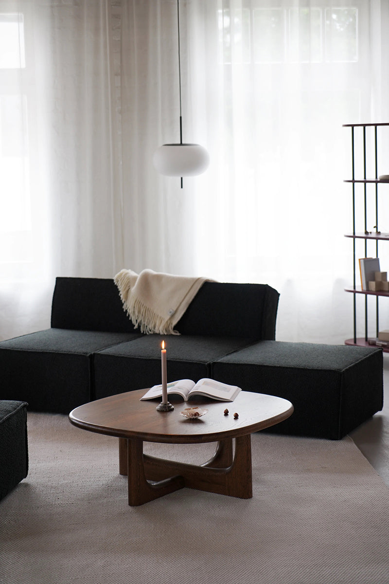 Olfo Oak Wood Coffee Table