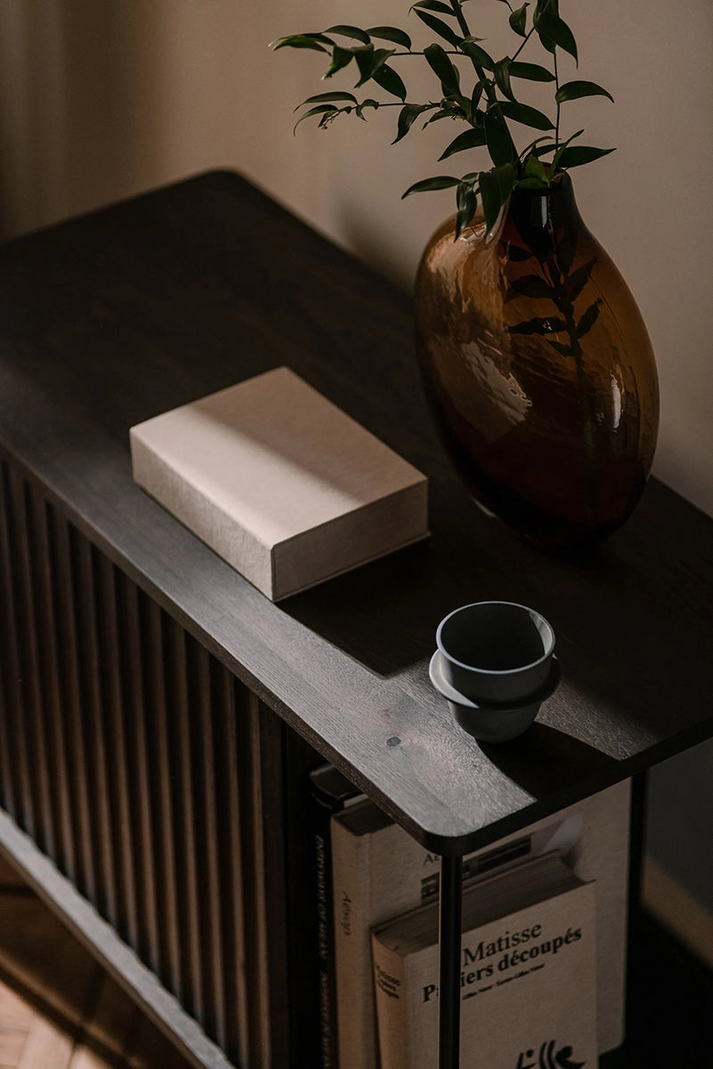 Maya Oak Wood Cabinet