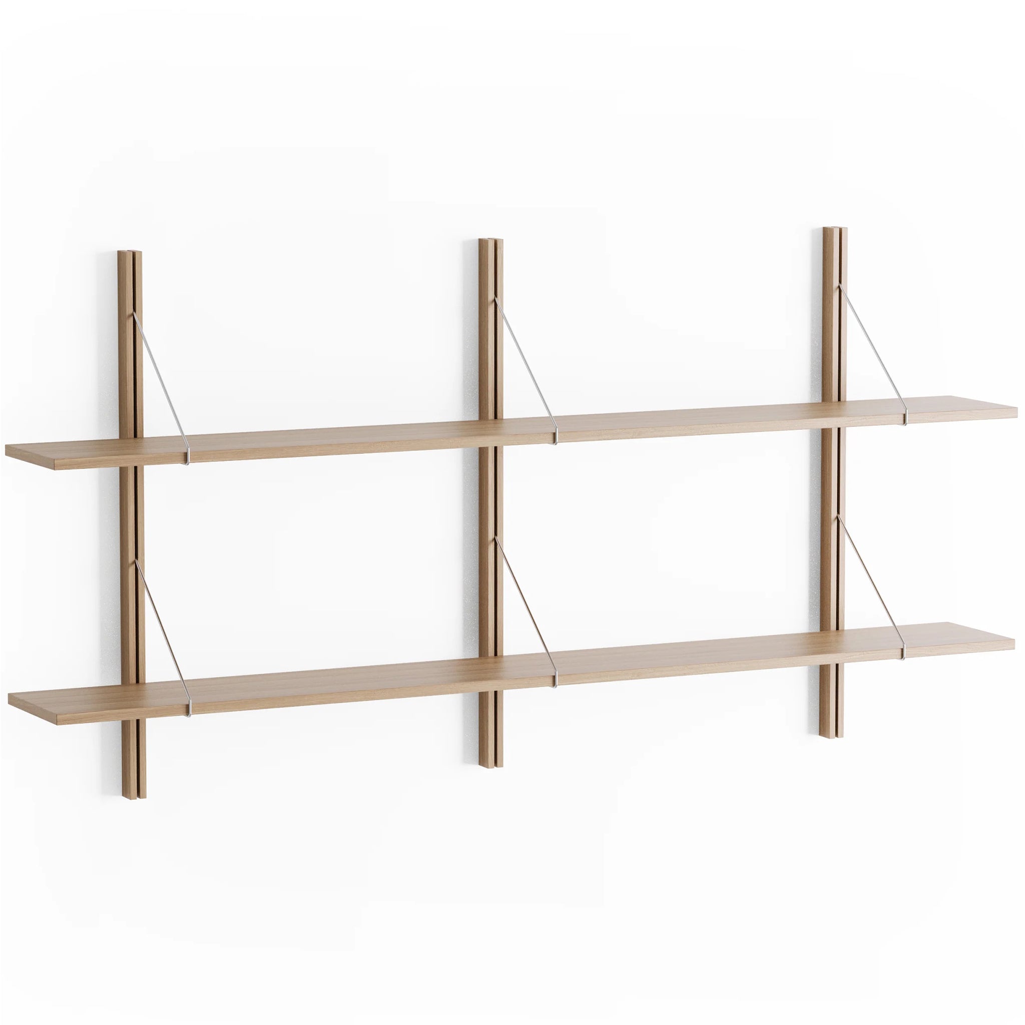 Rodd Duo 100 Oak Wood Wall Shelf