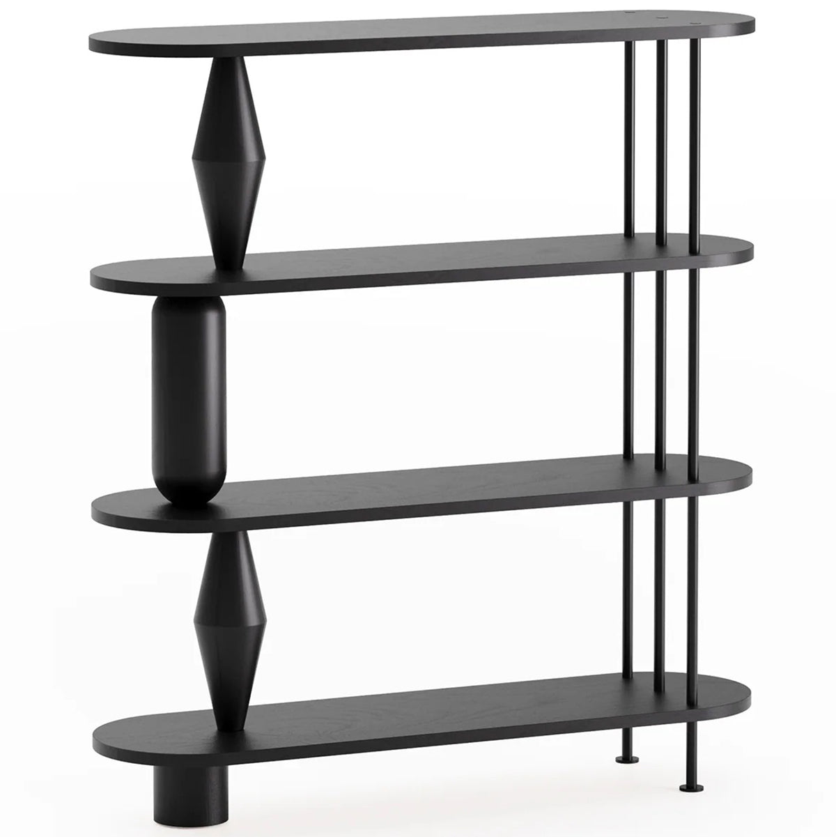 Vazoo 4 Oak Wood Bookcase