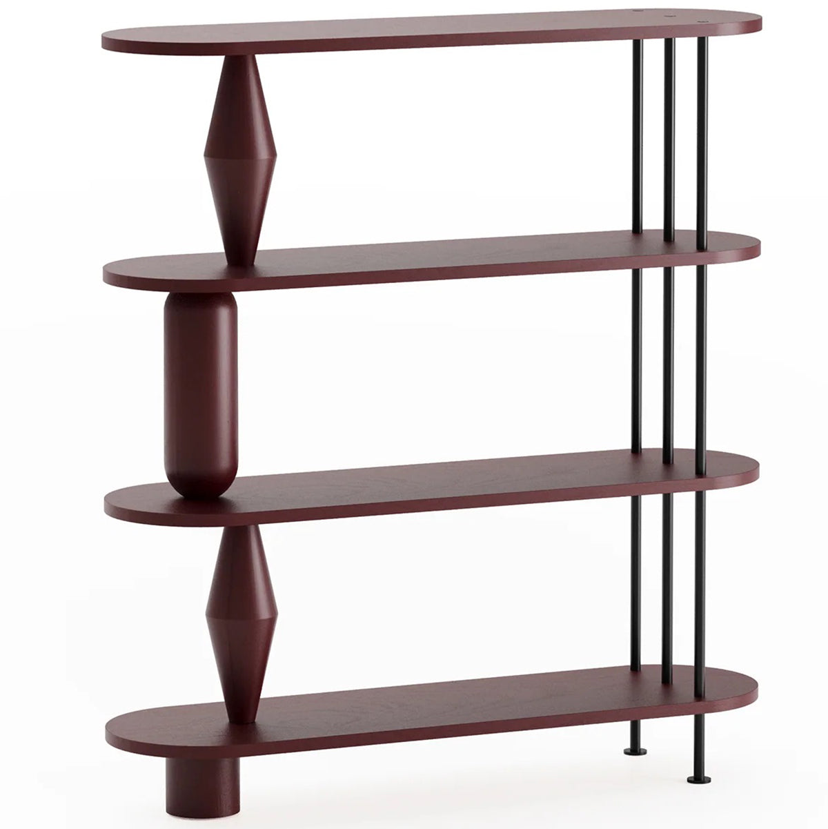 Vazoo 4 Oak Wood Bookcase