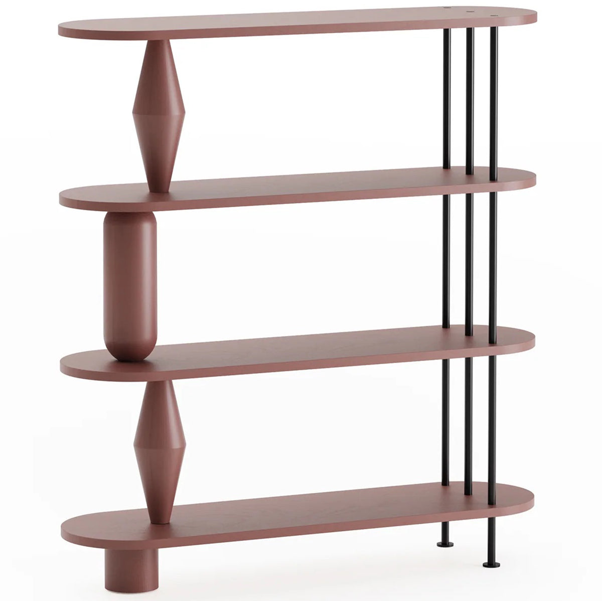 Vazoo 4 Oak Wood Bookcase