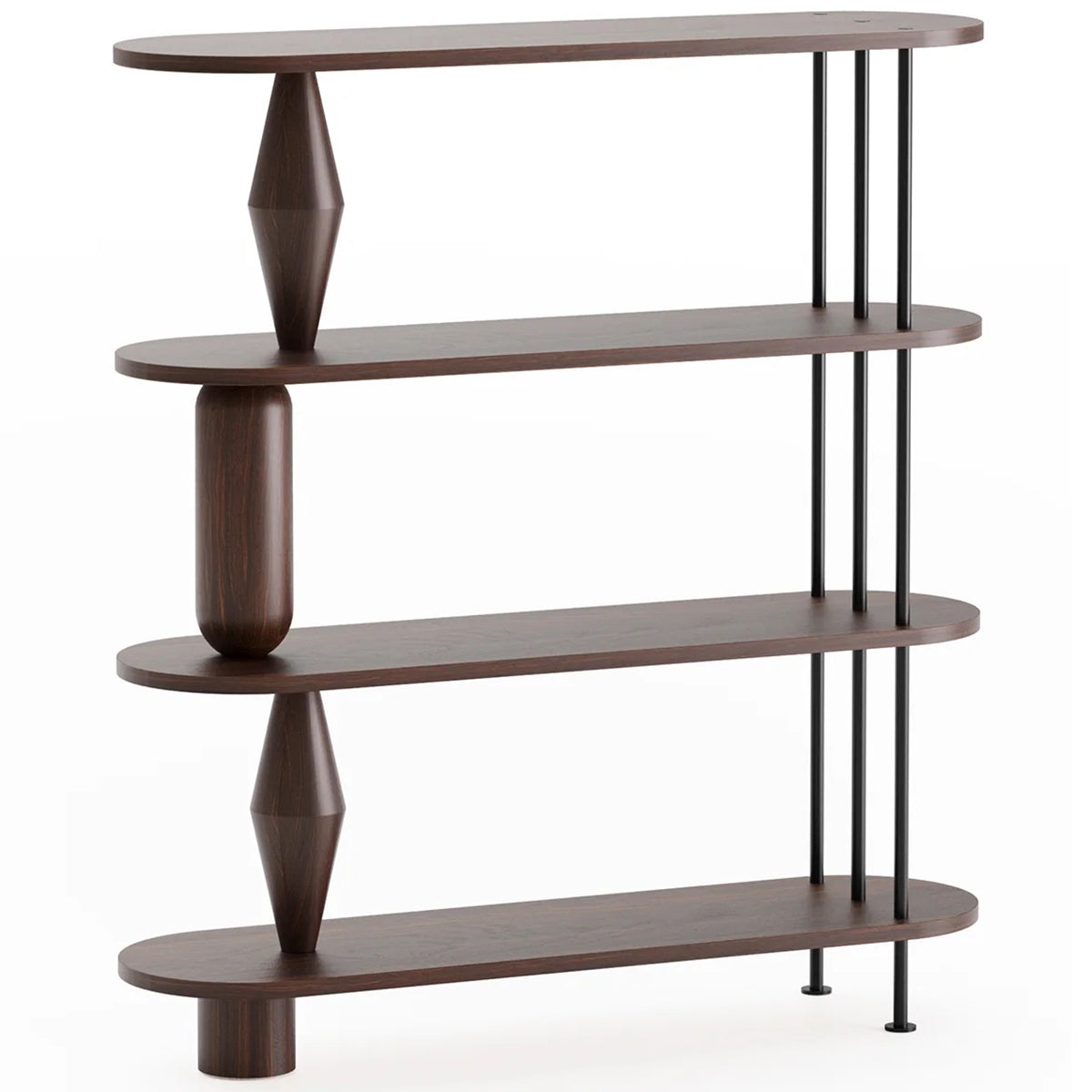 Vazoo 4 Oak Wood Bookcase
