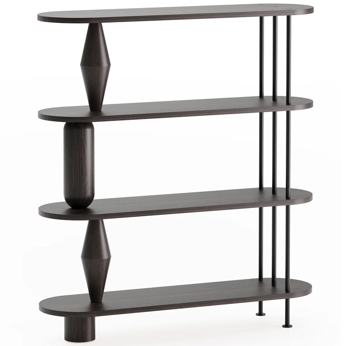 Vazoo 4 Oak Wood Bookcase