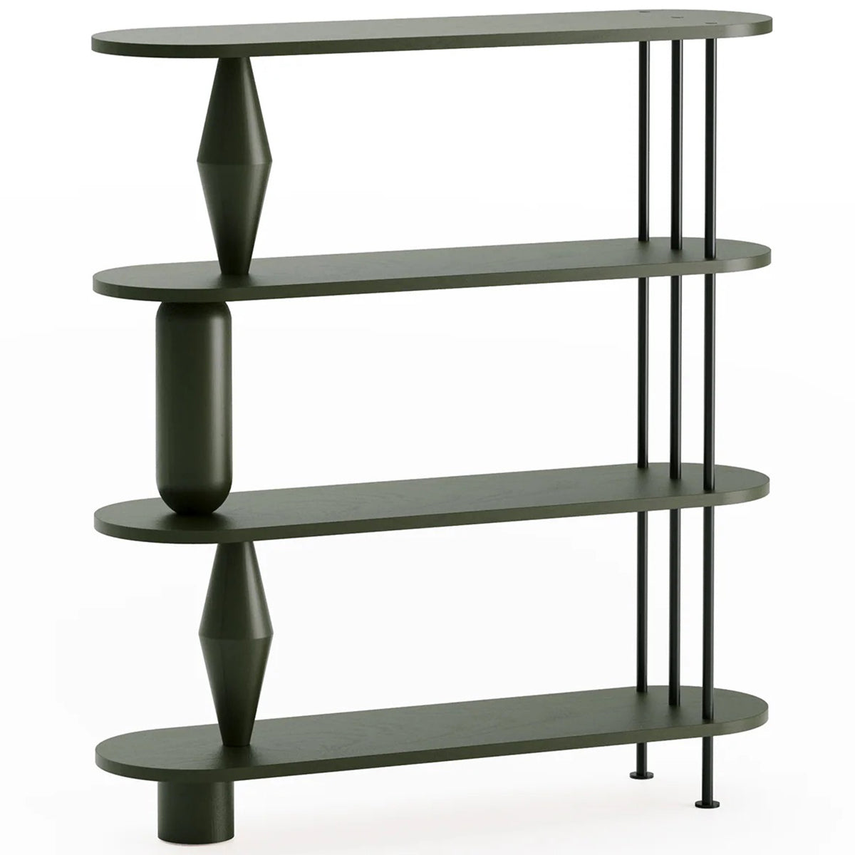 Vazoo 4 Oak Wood Bookcase