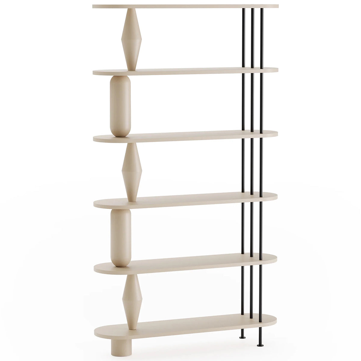 Vazoo 6 Oak Wood Bookcase