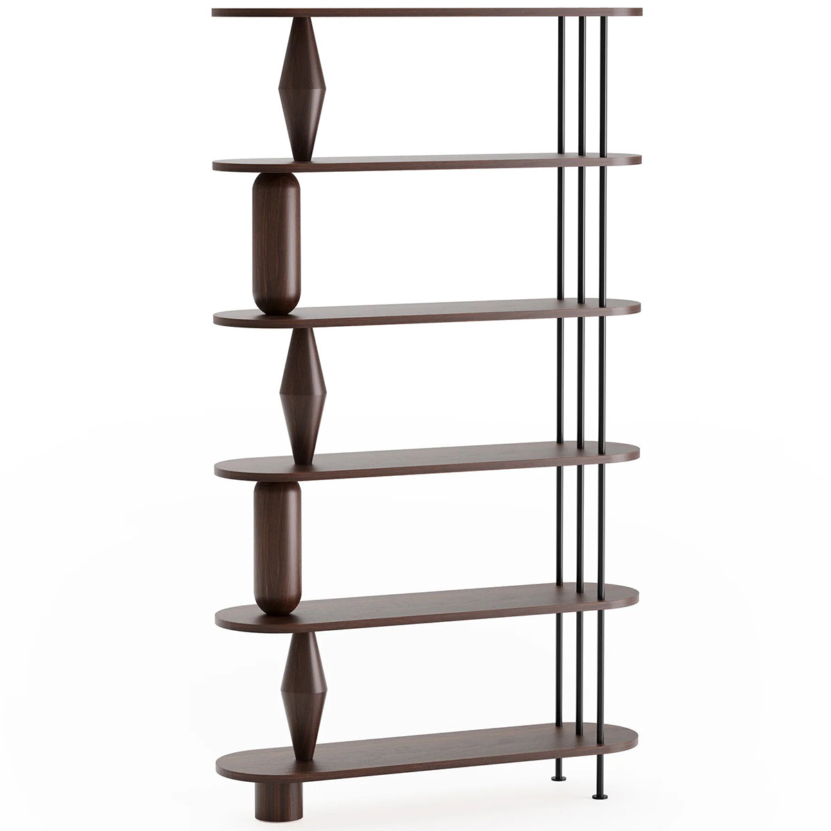 Vazoo 6 Oak Wood Bookcase