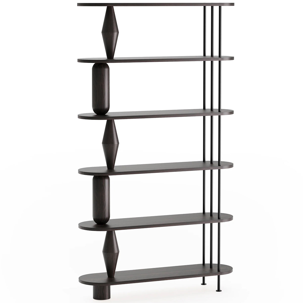 Vazoo 6 Oak Wood Bookcase
