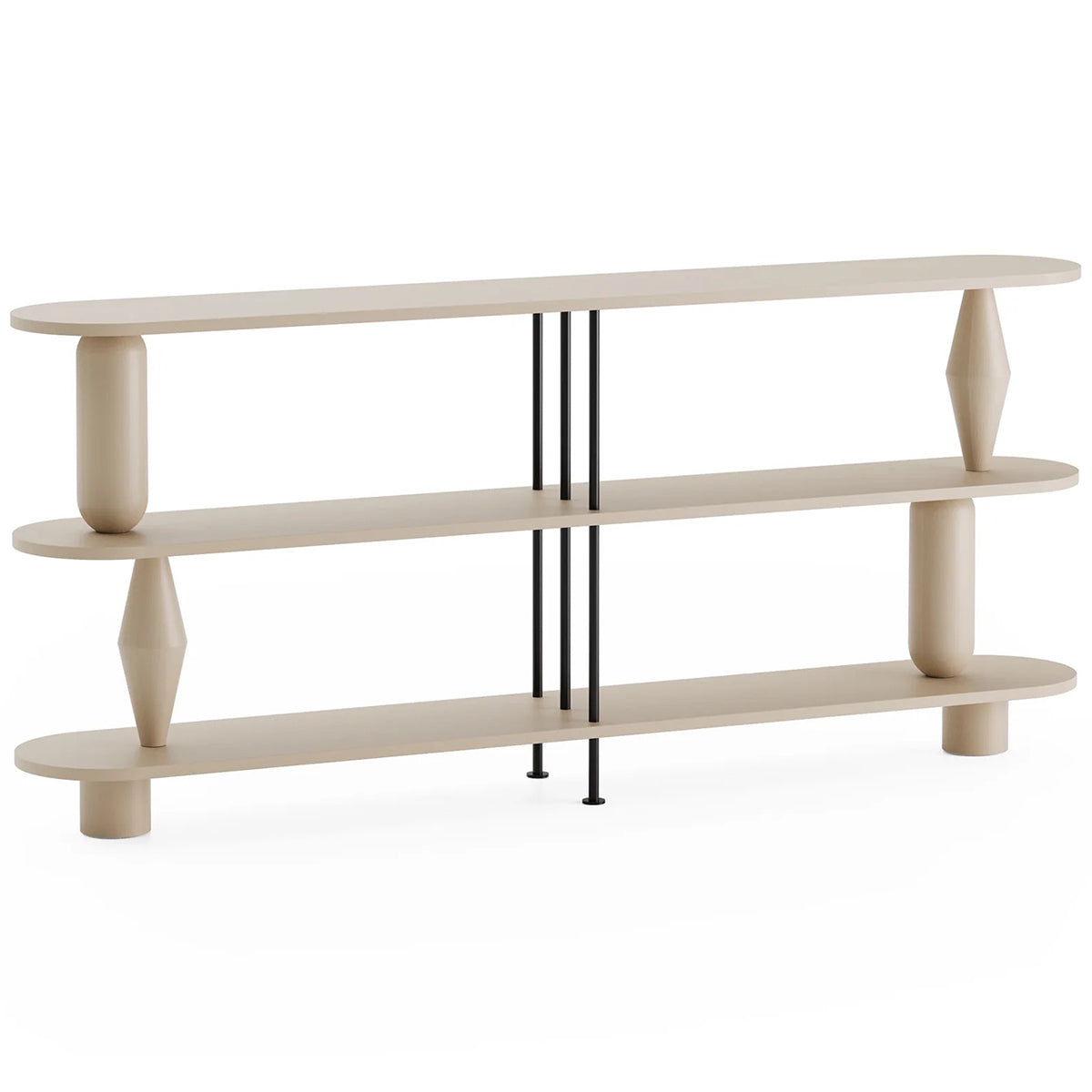 Vazoo Duo 3 Oak Wood Bookcase