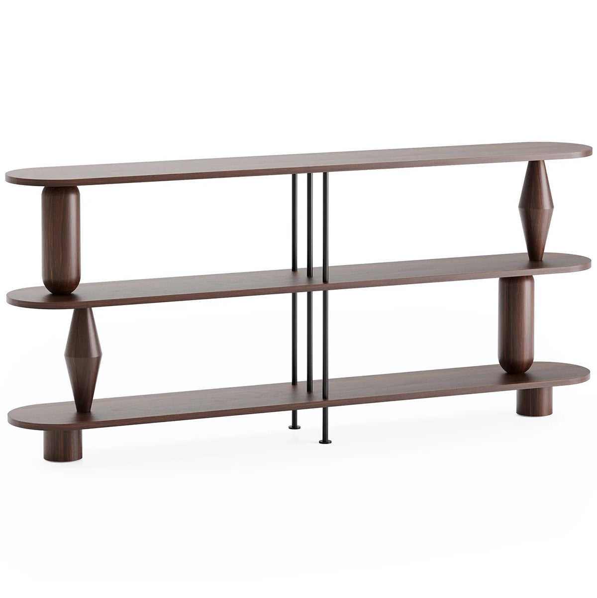 Vazoo Duo 3 Oak Wood Bookcase