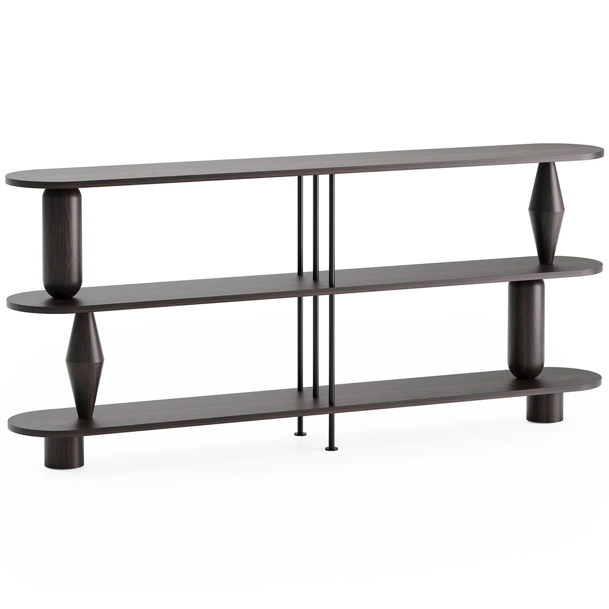 Vazoo Duo 3 Oak Wood Bookcase