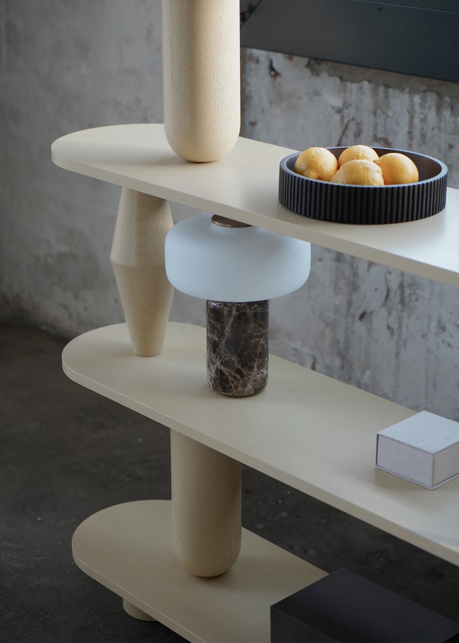 Vazoo Duo 4 Oak Wood Bookcase