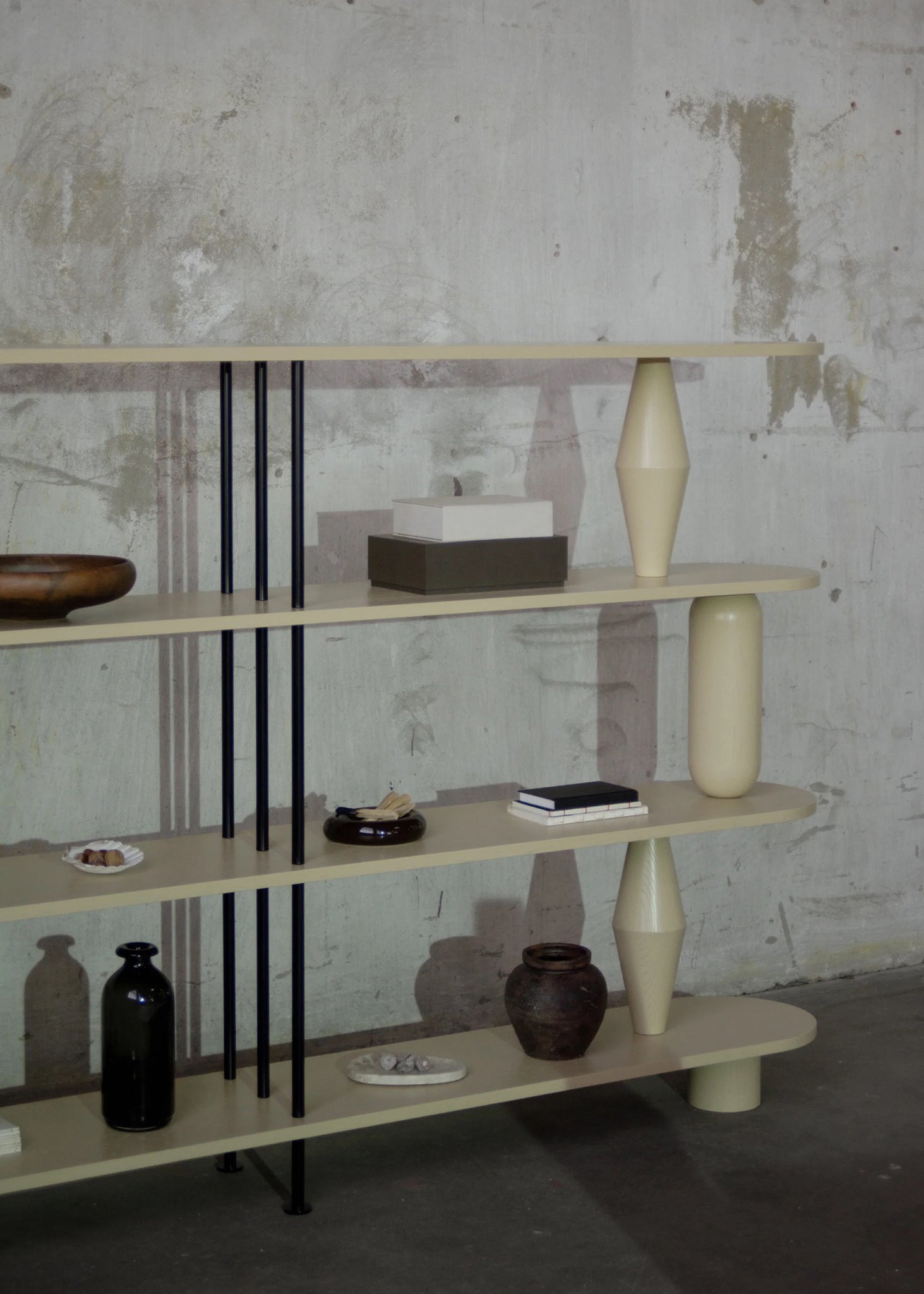 Vazoo Duo 4 Oak Wood Bookcase