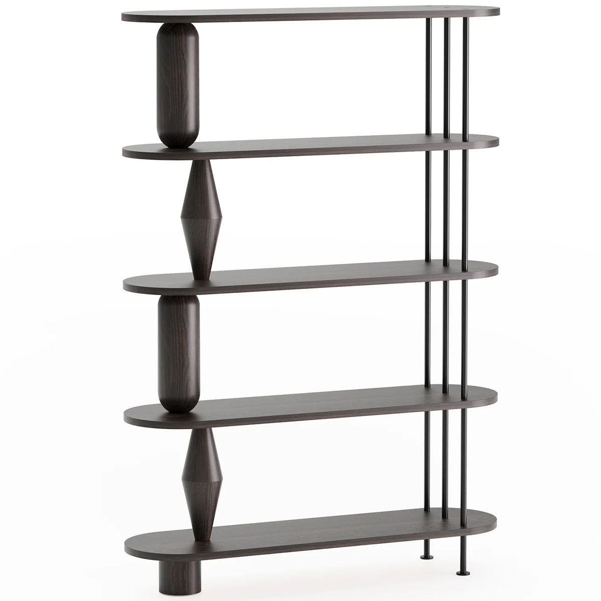 Vazoo 5 Oak Wood Bookcase