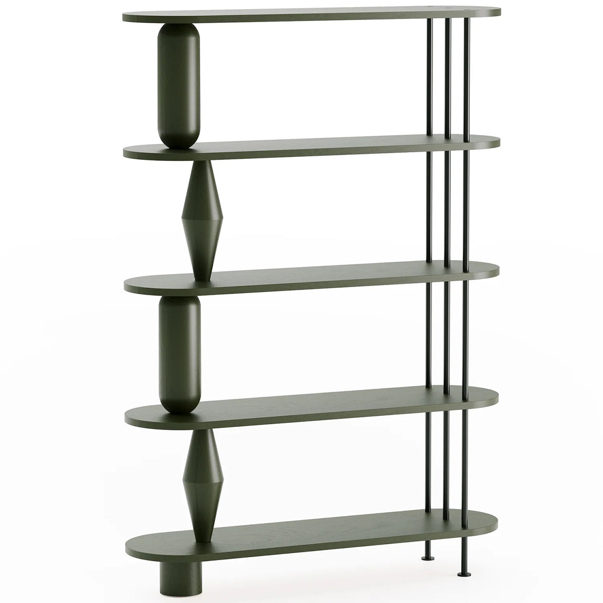 Vazoo 5 Oak Wood Bookcase