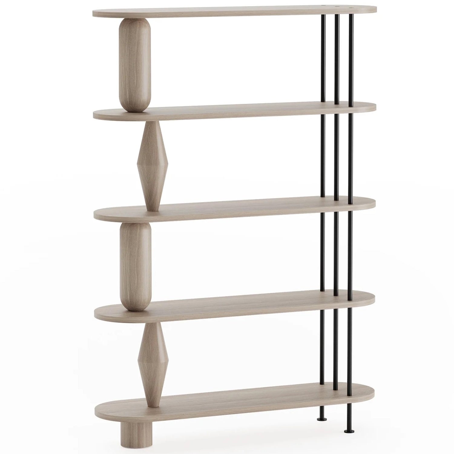 Vazoo 5 Oak Wood Bookcase