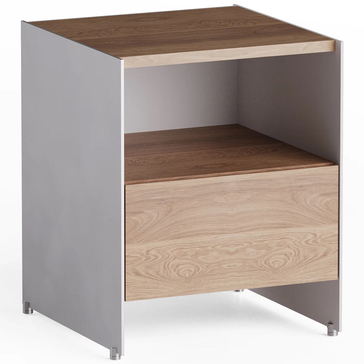 Aloox Oak Wood Half Night Stand