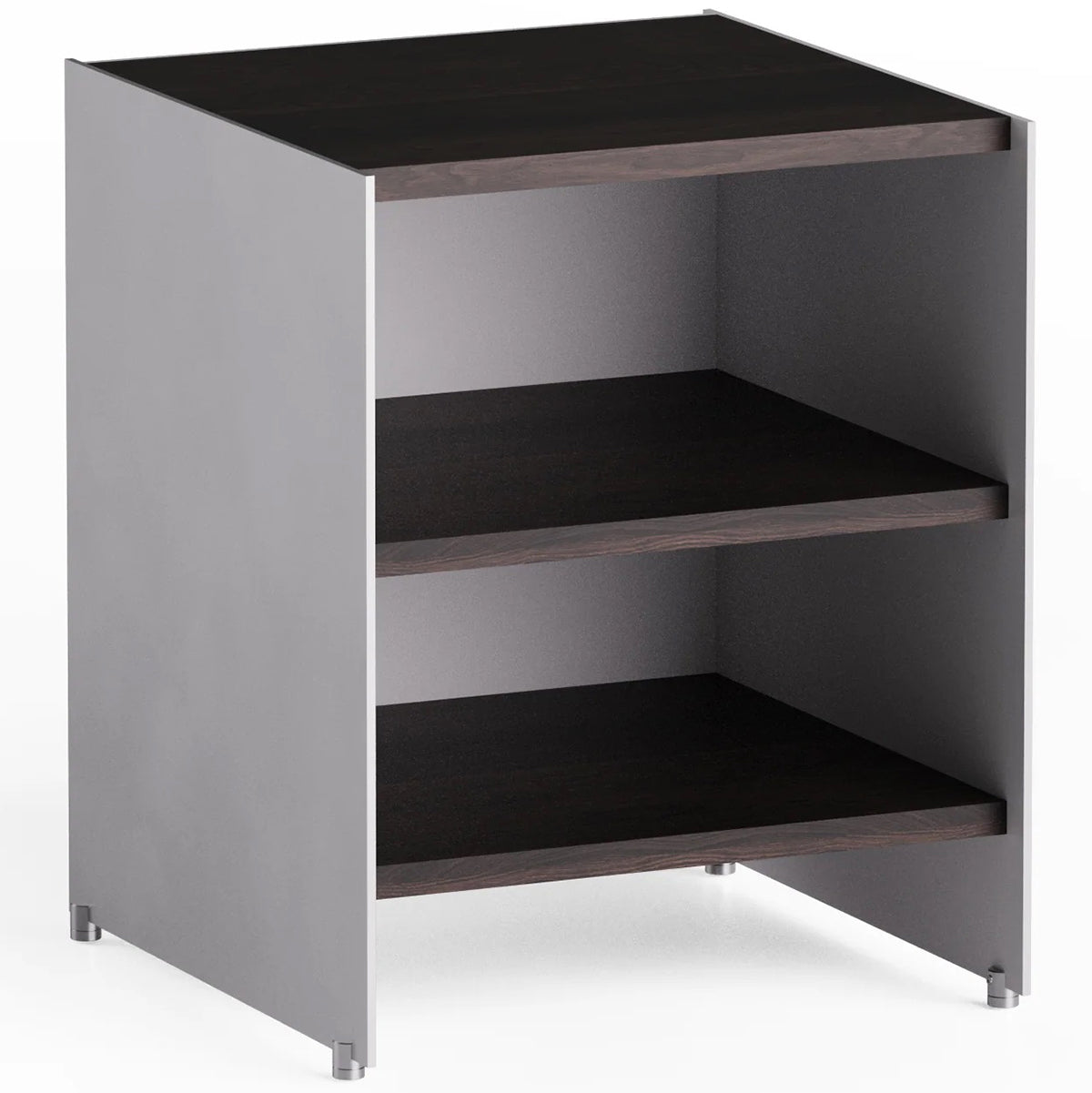 Aloox Oak Wood Shelves Night Stand