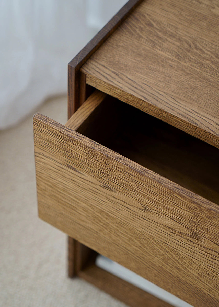 Kari Oak Wood Night Stand